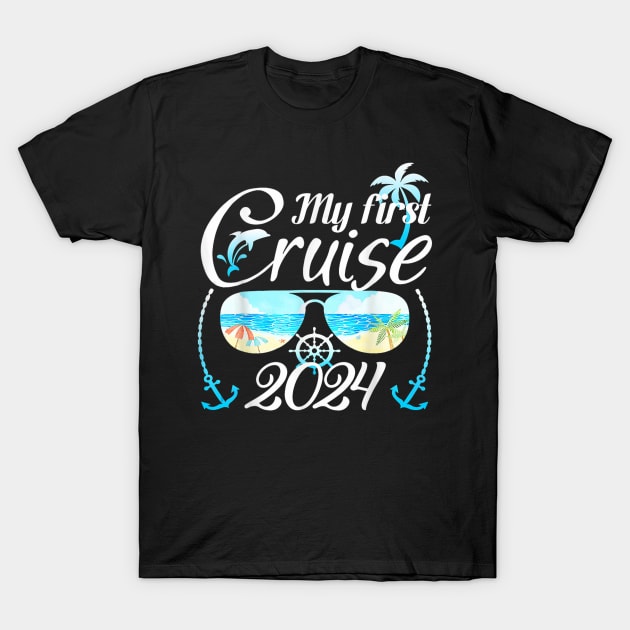 My First Cruise 2024 -Family Vacation Cruise Ship Travel T-Shirt by elmiragokoryan